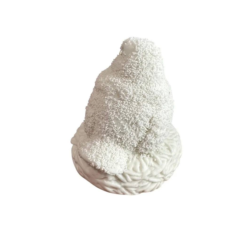 Dept 56 Easter Chick in Nest Figurine 1994 White Textured Bird Ceramic‎ Decor